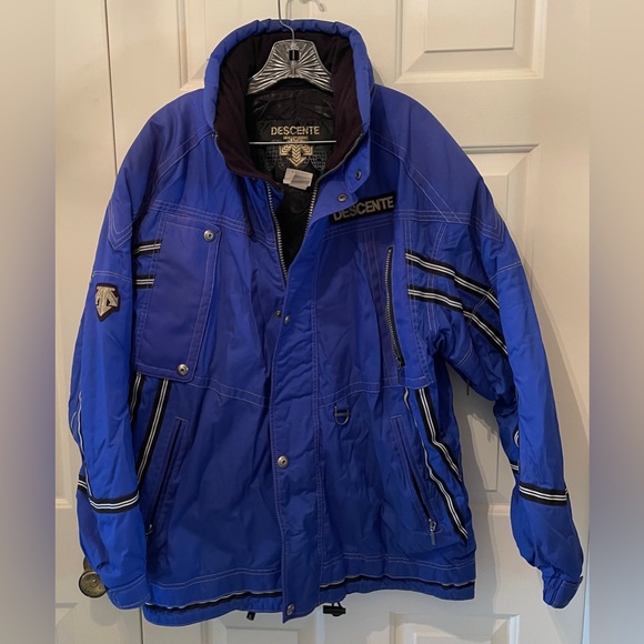 Descente Men's Vibrant Blue Ski Jacket - Picture 1 of 10